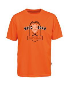 Tee Shirt Percussion Wild Board Republic II Orange
