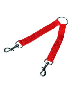 Coupleur Pour Chien Sangle Nylon Orange