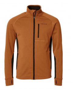 Gilet Polaire Chevalier Lenzie Orange Manches Longues